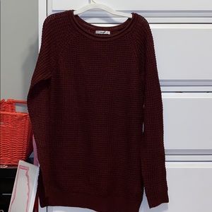 Wine Colored Sweater
